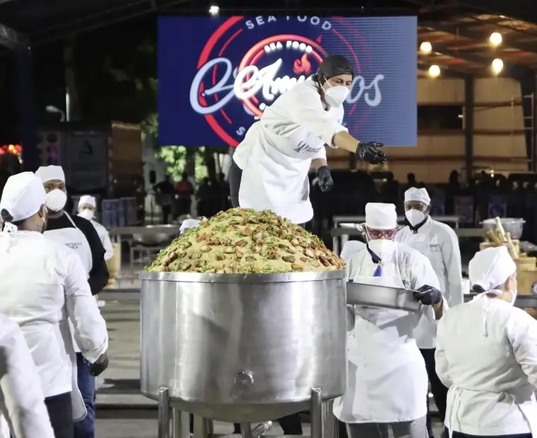 Mofongo con camarones